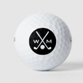 Erstellen Sie Ihre eigenen Monogramm-Initialen Per Golfball (Vorderseite)