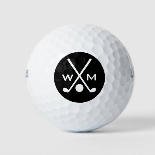 Erstellen Sie Ihre eigenen Monogramm-Initialen Per Golfball (Vorderseite)