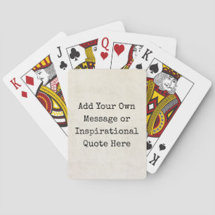 Erstellen Sie Ihre eigenen Motivationszitate, Name Spielkarten