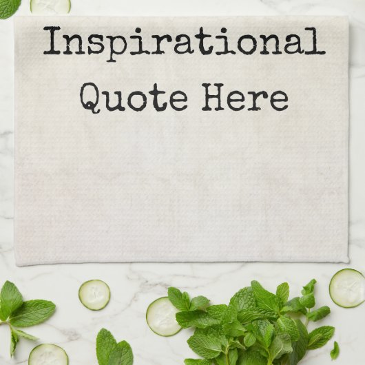 Erstellen Sie Ihre eigenen Motivierend Zitate, Nam Geschirrtuch (Gefaltet)
