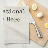 Erstellen Sie Ihre eigenen Motivierend Zitate, Nam Geschirrtuch (Viertel Falte)