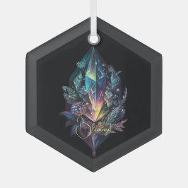 Erstellen Sie Ihre eigenen mystischen Kristalle Ornament Aus Glas