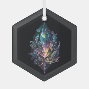 Erstellen Sie Ihre eigenen mystischen Kristalle Ornament Aus Glas