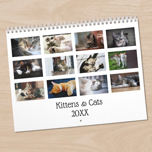 Erstellen Sie Ihre eigenen Niedlichen Katzen Kätzc Kalender