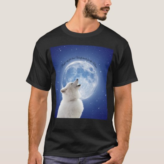 Erstellen Sie Ihre eigenen Niedlichen Wolfshauben T-Shirt (Vorderseite)