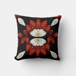 Erstellen Sie Ihre eigenen Nordic Red & Gold Folk  Kissen