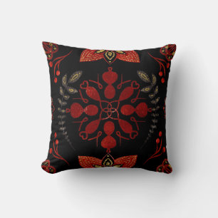 Erstellen Sie Ihre eigenen Nordic Red & Gold Snowf Kissen