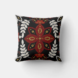 Erstellen Sie Ihre eigenen nordischen Rot- und Gol Kissen