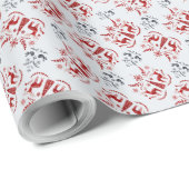 Erstellen Sie Ihre eigenen nordischen Roten Hirsch Geschenkpapier (Rolleneckpunkt)