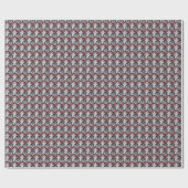 Erstellen Sie Ihre eigenen nordischen Weihnachtsso Geschenkpapier (Flach)