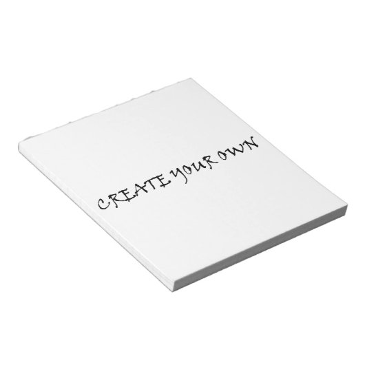 Erstellen Sie Ihre eigenen Notizblock (angewinkelt)