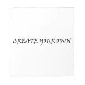 Erstellen Sie Ihre eigenen Notizblock (Vorderseite)