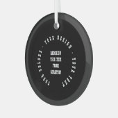 Erstellen Sie Ihre eigenen Ornament Aus Glas (Vorderseite links)