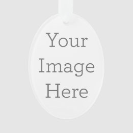 Erstellen Sie Ihre eigenen ovalen Acrylschmuck Ornament