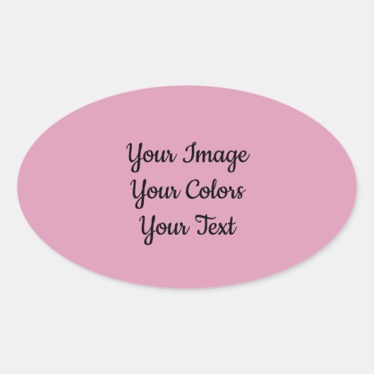 Erstellen Sie Ihre eigenen Ovaler Aufkleber (Vorderseite)