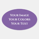 Erstellen Sie Ihre eigenen Ovaler Aufkleber (Vorderseite)