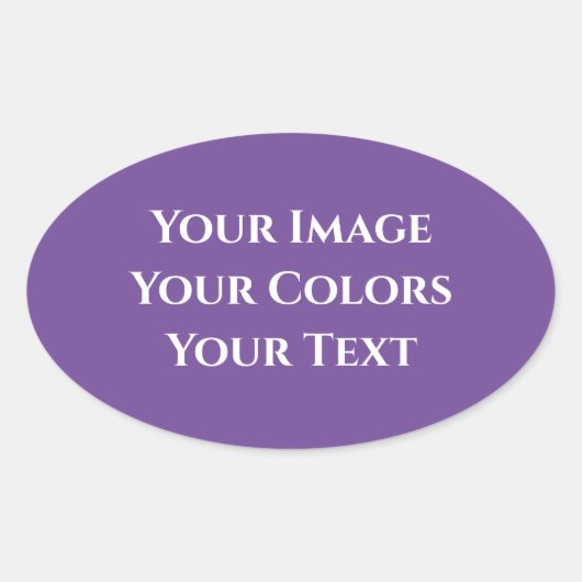Erstellen Sie Ihre eigenen Ovaler Aufkleber (Vorderseite)