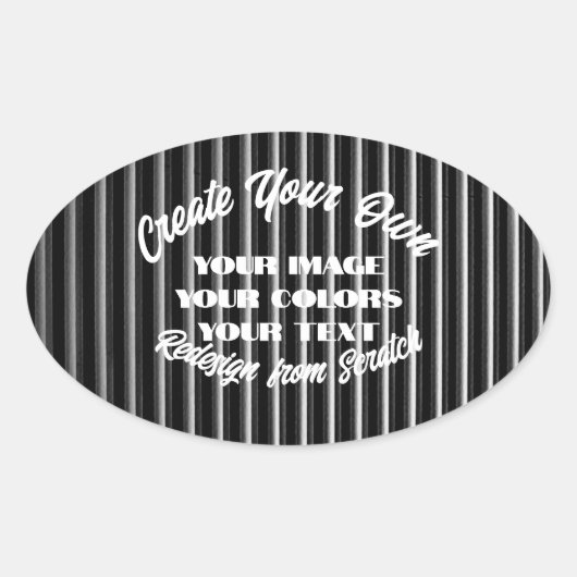 Erstellen Sie Ihre eigenen Ovaler Aufkleber (Vorderseite)