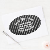 Erstellen Sie Ihre eigenen Ovaler Aufkleber (Umschlag)