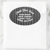 Erstellen Sie Ihre eigenen Ovaler Aufkleber (Tasche)