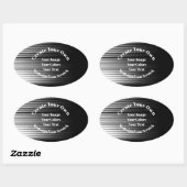 Erstellen Sie Ihre eigenen Ovaler Aufkleber (Blatt)