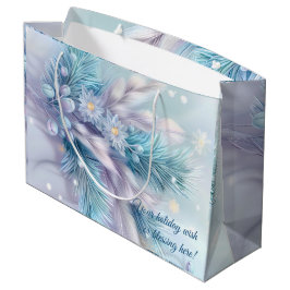 Erstellen Sie Ihre eigenen Pampas Pine Berries Wei Große Geschenktüte