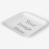 Pappteller, 22,86cm Quadratischer Pappteller (Gewinkelt)