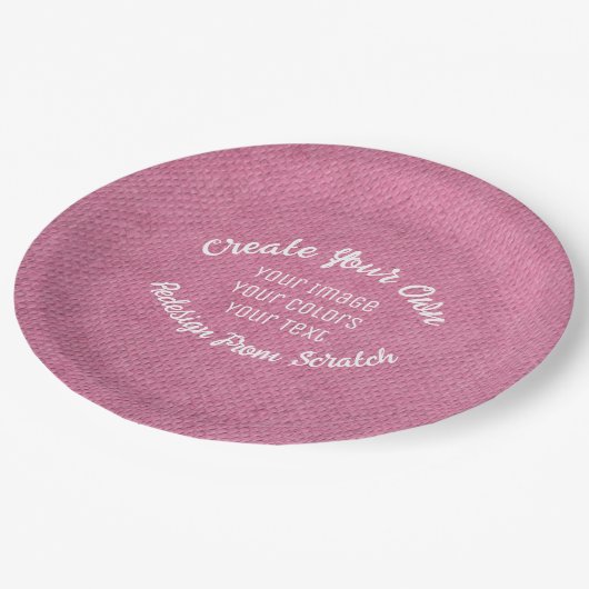 Erstellen Sie Ihre eigenen Pappteller (Schrägansicht)