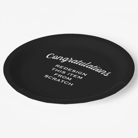 Erstellen Sie Ihre eigenen Pappteller (Schrägansicht)