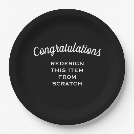 Erstellen Sie Ihre eigenen Pappteller (Vorderseite)