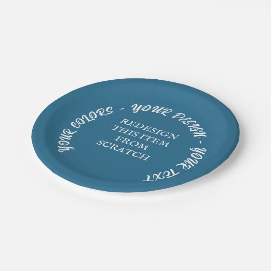 Erstellen Sie Ihre eigenen Pappteller (Schrägansicht)