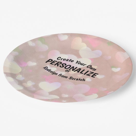 Erstellen Sie Ihre eigenen Pappteller (Schrägansicht)