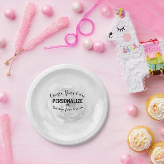 Erstellen Sie Ihre eigenen Pappteller (Party)