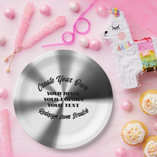 Erstellen Sie Ihre eigenen Pappteller (Party)