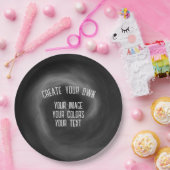 Erstellen Sie Ihre eigenen Pappteller (Party)