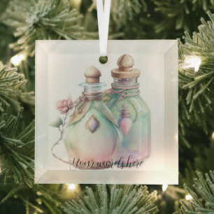 Erstellen Sie Ihre eigenen Parfümflaschen Ornament Aus Glas