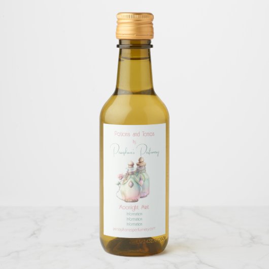 Erstellen Sie Ihre eigenen Parfümflaschen Weinetikett (Vorderseite)