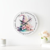 Erstellen Sie Ihre eigenen pastellfarbenen Rainbow Große Wanduhr (Zuhause)