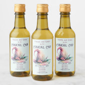 Erstellen Sie Ihre eigenen pastellfarbenen Rainbow Weinetikett (Flaschen)