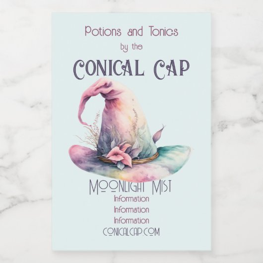 Erstellen Sie Ihre eigenen pastellfarbenen Rainbow Weinetikett (Einzelnes Label)