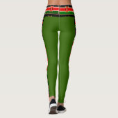 Erstellen Sie Ihre eigenen Patriot Kenya National Leggings (Rückseite)