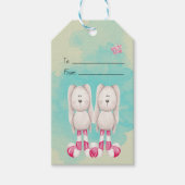 Erstellen Sie Ihre eigenen Peppermint Bunny Rabbit Geschenkanhänger (Vorderseite)