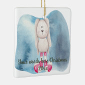 Erstellen Sie Ihre eigenen Peppermint Bunny Rabbit Keramikornament (Rechts)