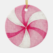 Erstellen Sie Ihre eigenen Peppermint Candy Weihna Keramik Ornament (Vorne)
