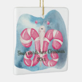 Erstellen Sie Ihre eigenen Peppermint-Schmetterlin Keramikornament (Rechts)