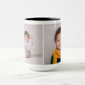 Erstellen Sie Ihre eigenen Personalisierten 2 Foto Tasse (Zentrum)
