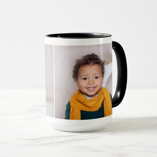 Erstellen Sie Ihre eigenen Personalisierten 2 Foto Tasse (VorderseiteRechts)