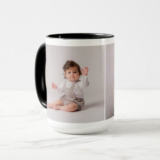 Erstellen Sie Ihre eigenen Personalisierten 2 Foto Tasse (Vorderseite Links)