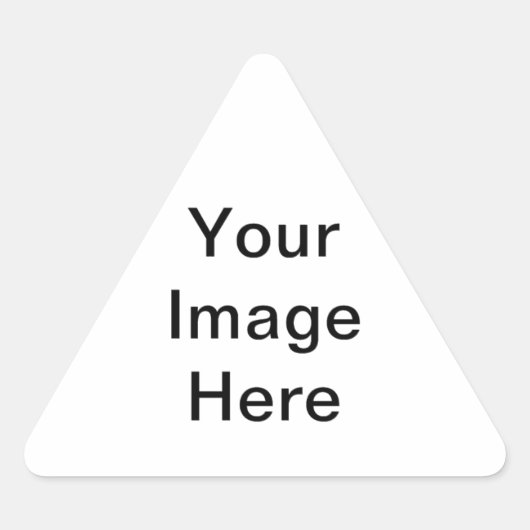 Erstellen Sie Ihre eigenen Personalisierten Gesche Dreieckiger Aufkleber (Vorderseite)