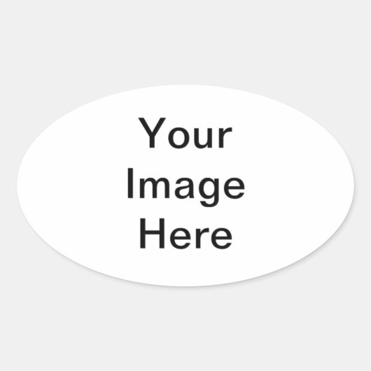 Erstellen Sie Ihre eigenen Personalisierten Gesche Ovaler Aufkleber (Vorderseite)
